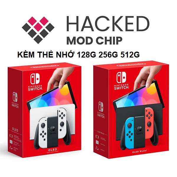 Máy Nintendo Switch Mod Chip Hack kèm thẻ nhớ