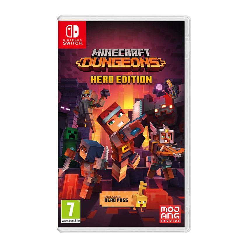 Game Card Nintendo Switch Minecraft Dungeons Hero Edition